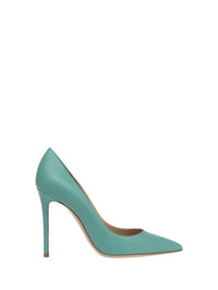 Escarpins Gianvito 105 en cuir lisse - Bleu