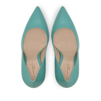 Escarpins Gianvito 105 en cuir lisse - Bleu