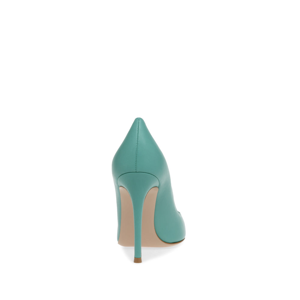 Escarpins Gianvito 105 en cuir lisse - Bleu