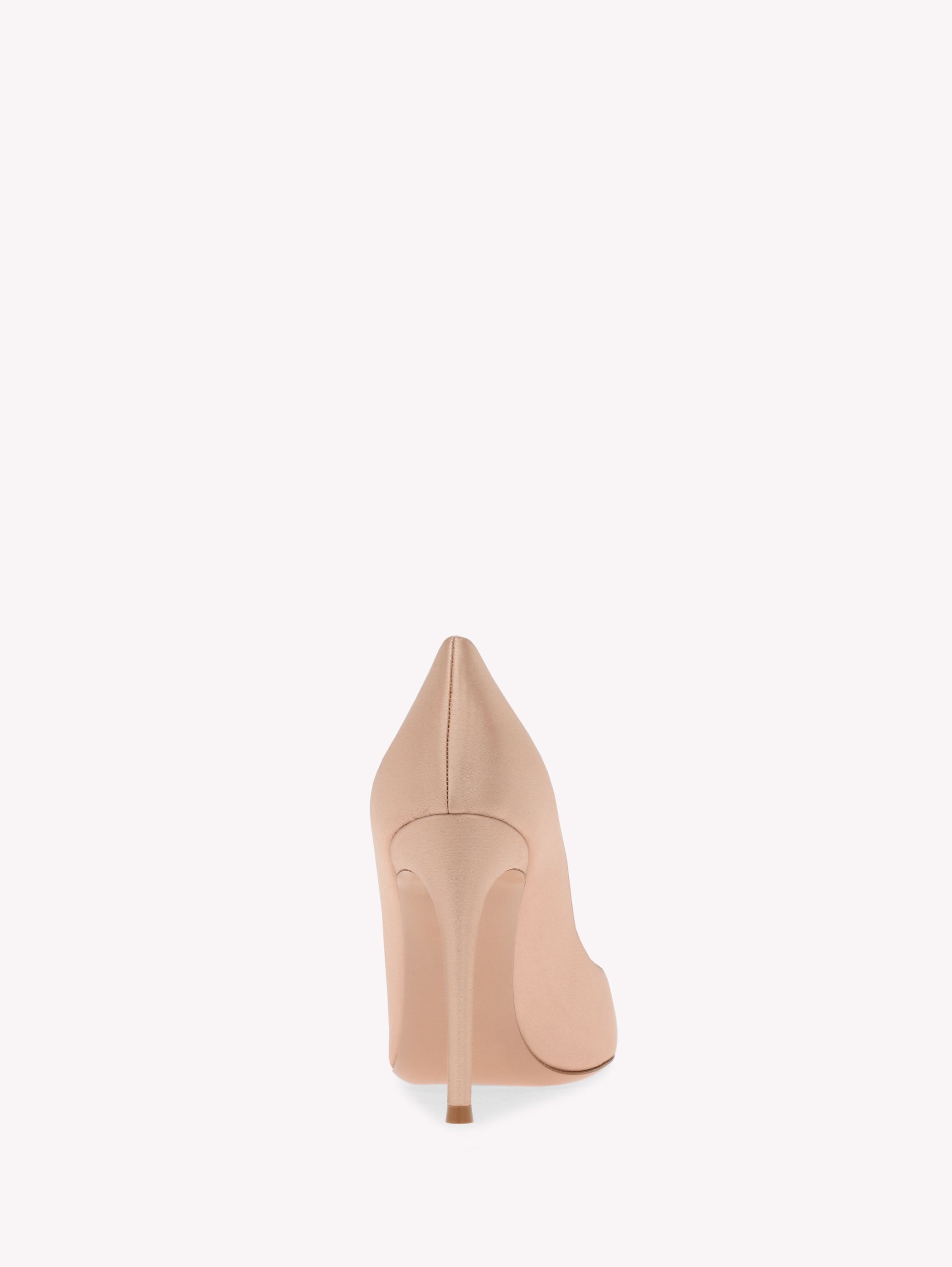 Escarpins Gianvito 105 en satin - Rose