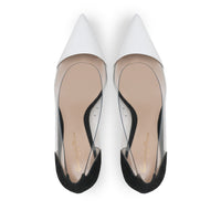 Escarpins Plexi 70 - Noir & Blanc