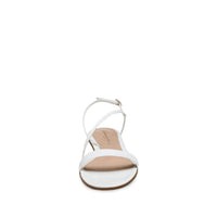 Sandales Manhattan en cuir verni - Blanc