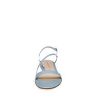 Sandales Manhattan en cuir verni - Bleu