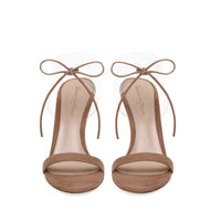Sandales Estelle 85 en daim - Camel
