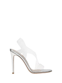 Metropolis 105 sandals - Transparent silver