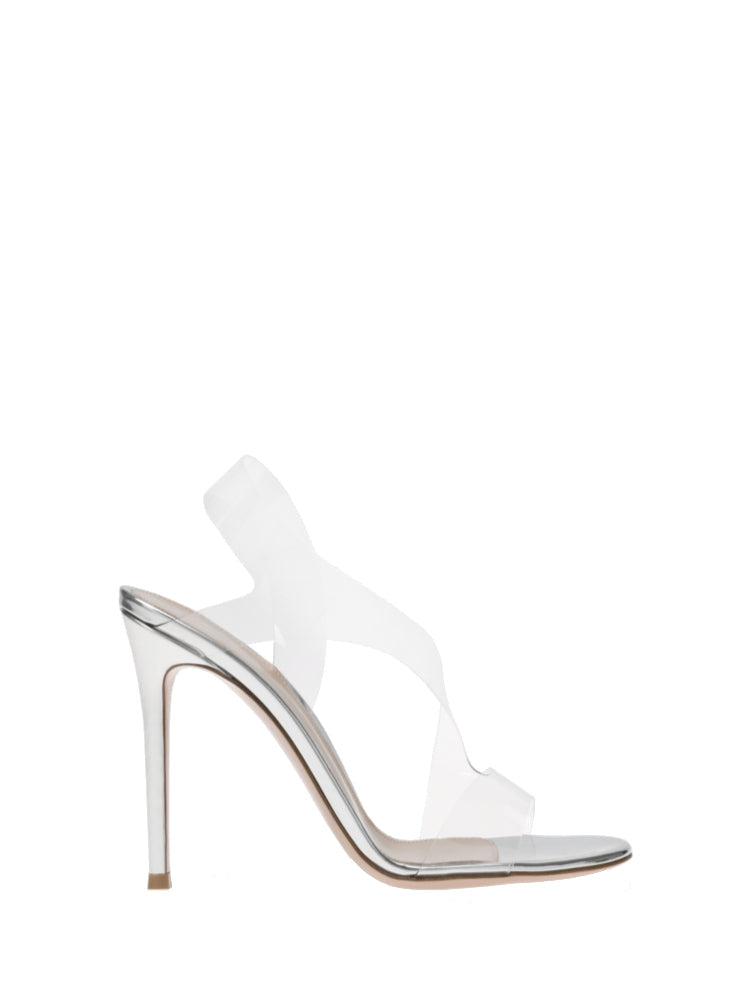 Metropolis 105 sandals - Transparent silver