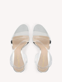 Metropolis 105 sandals - Transparent silver