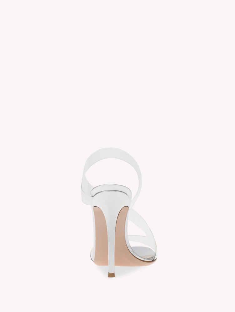 Metropolis 105 sandals - Transparent silver