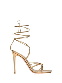 Sandales Sylvie 105 en cuir lisse - Or