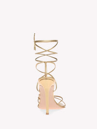Sandales Sylvie 105 en cuir lisse - Or