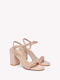 Sandales Cruz 60 en cuir lisse - Rose