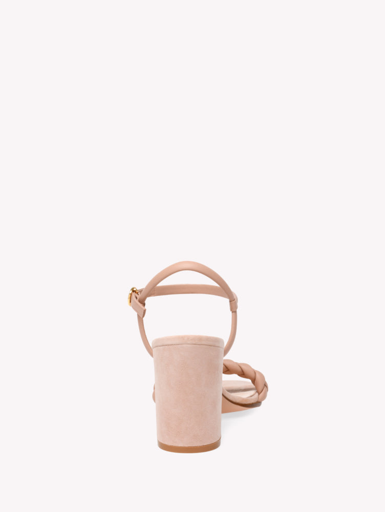 Sandales Cruz 85 en cuir lisse - Rose