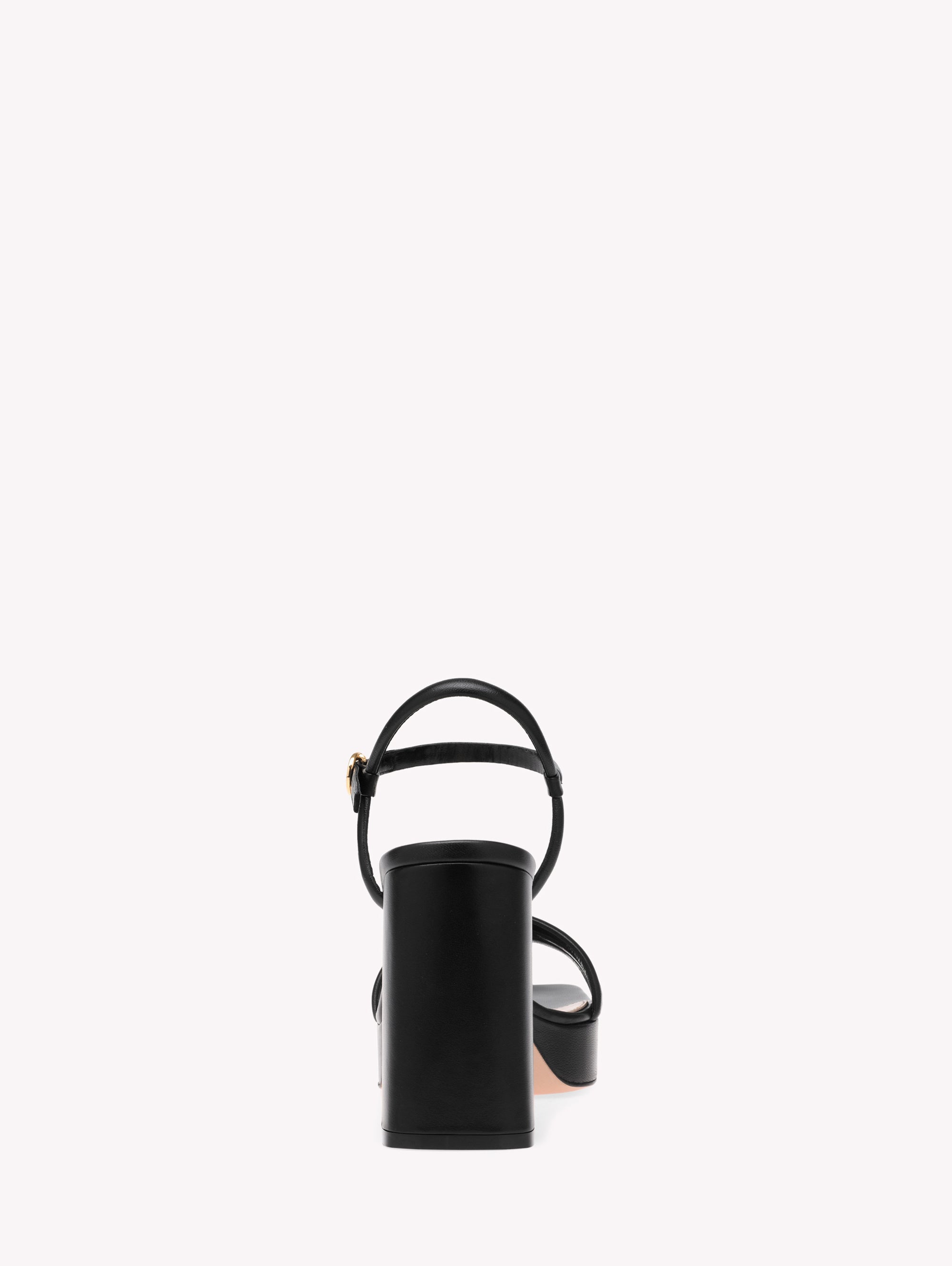 Sandales Lena 100 en cuir lisse - Noir