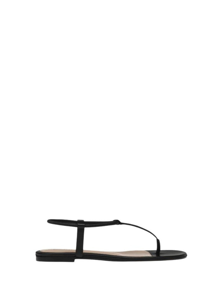Sandales Jaey en cuir lisse - Noir