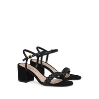 Sandales Cruz 60 en cuir lisse - Noir