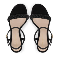 Sandales Cruz 60 en cuir lisse - Noir