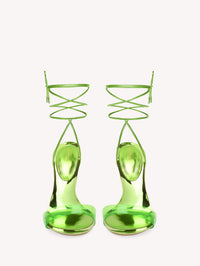 Sandales Spice 110 en cuir lisse - Vert