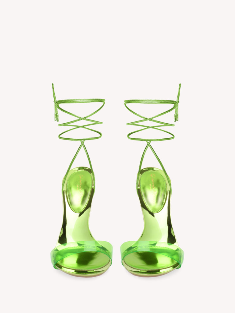 Sandales Spice 110 en cuir lisse - Vert