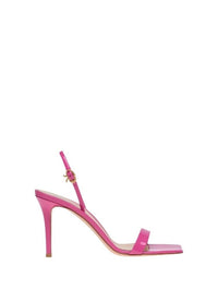 Sandales Ribbon Stiletto 85 en cuir lisse - Rose