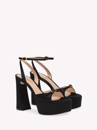 Sandales Maddy plateforme 115 - Noir