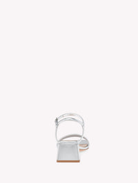 Sandales Lena 45 en cuir lisse - Argent