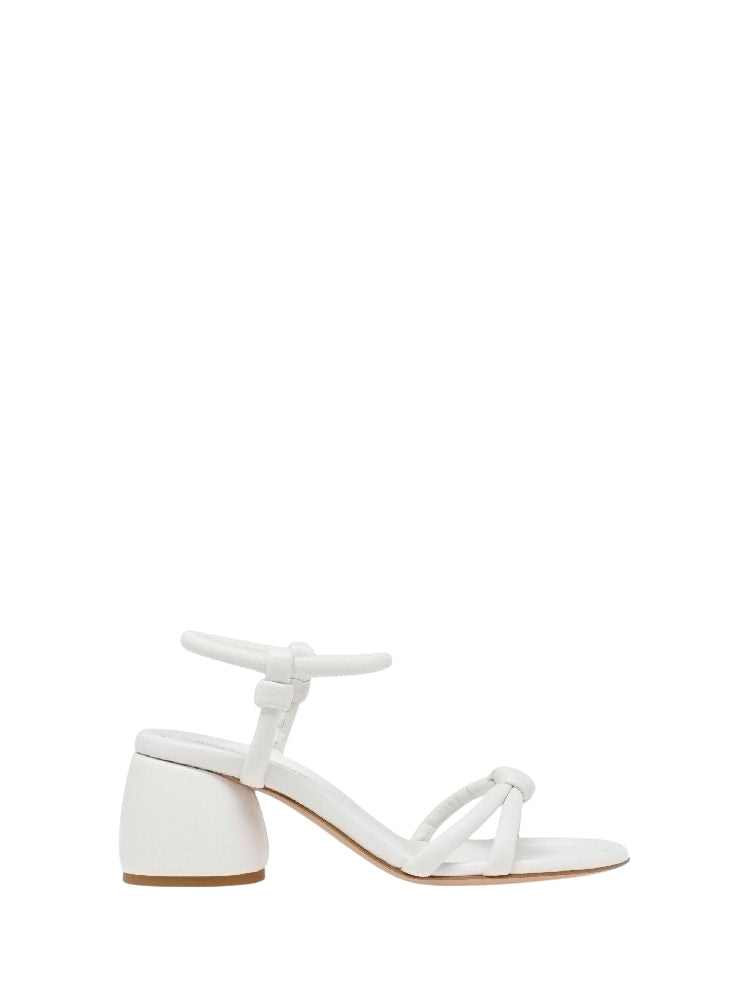 Sandales Cassis 60 en cuir lisse - Blanc