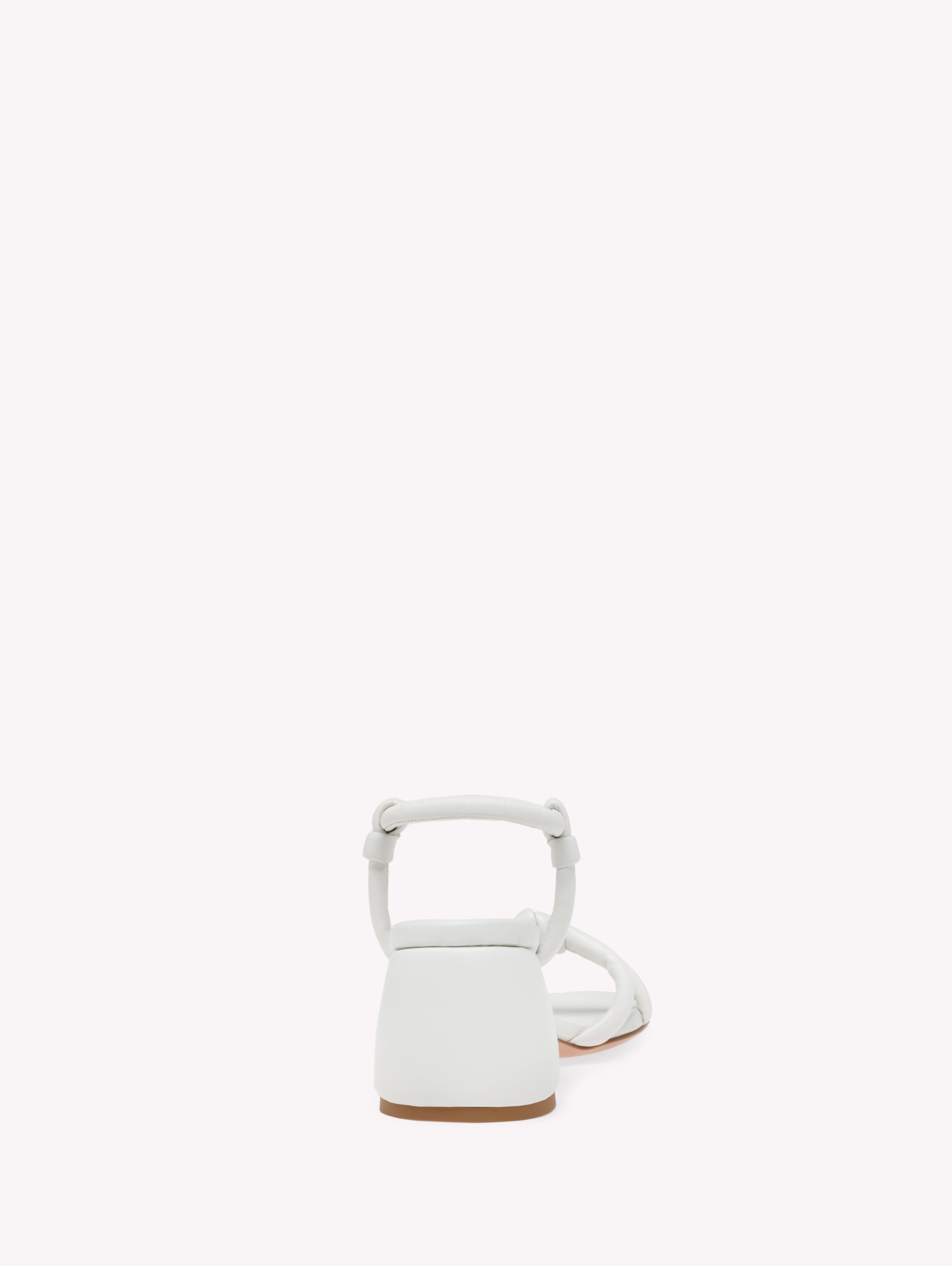 Sandales Cassis 60 en cuir lisse - Blanc