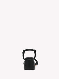 Sandales Cassis 60 en cuir lisse - Noir