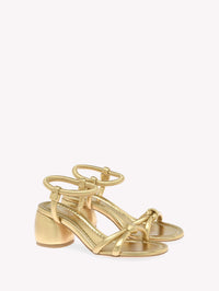 Sandales Cassis 60 en cuir lisse - Or
