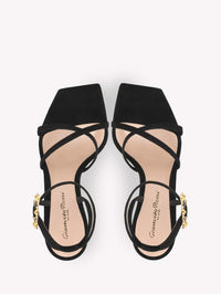 Sandales Wonder 105 en daim - Noir