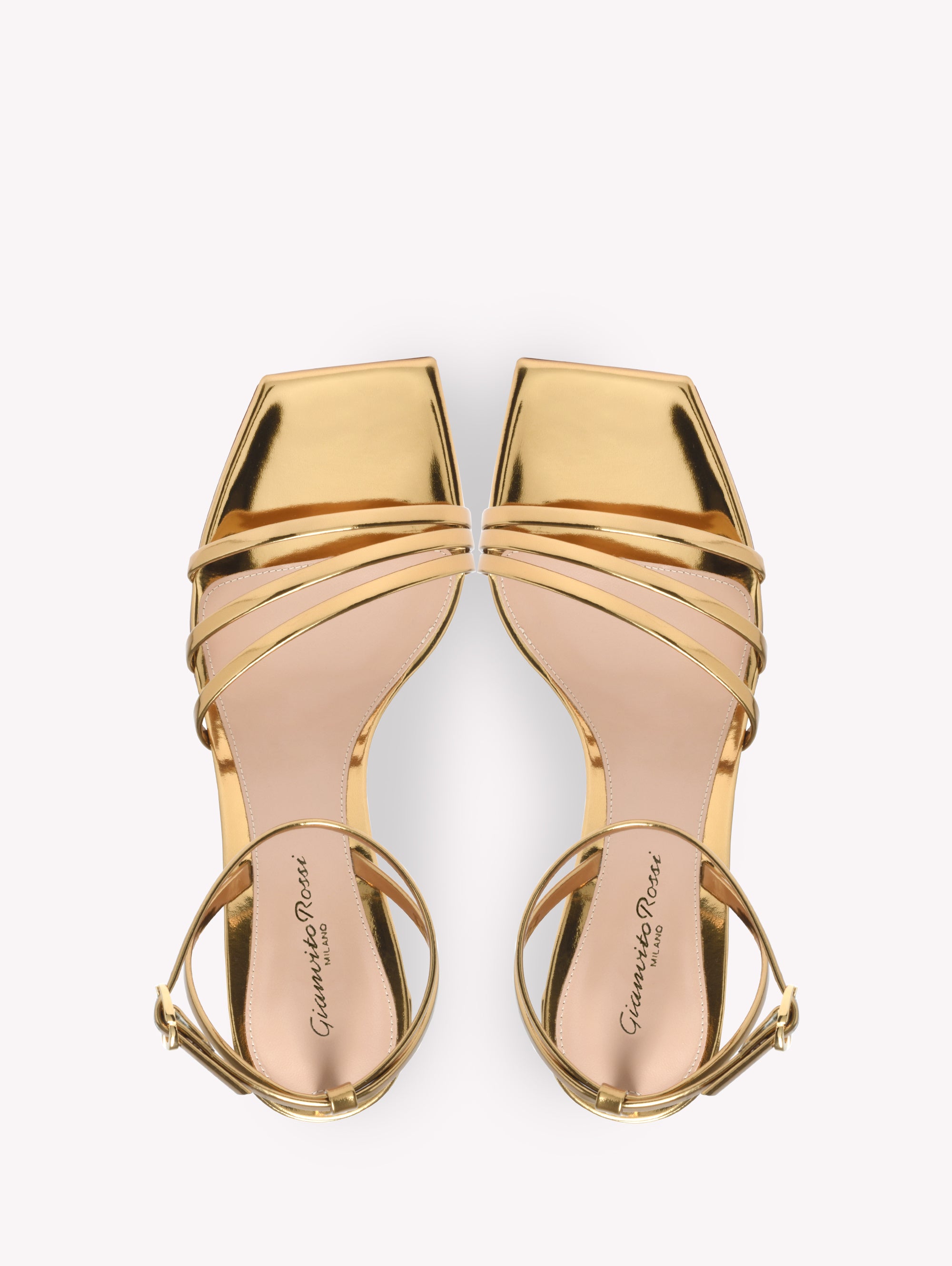 Sandales Brielle 55 en cuir lisse - Or