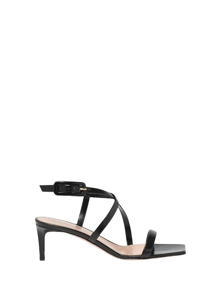 Sandales Lindsay 55 en cuir lisse - Noir
