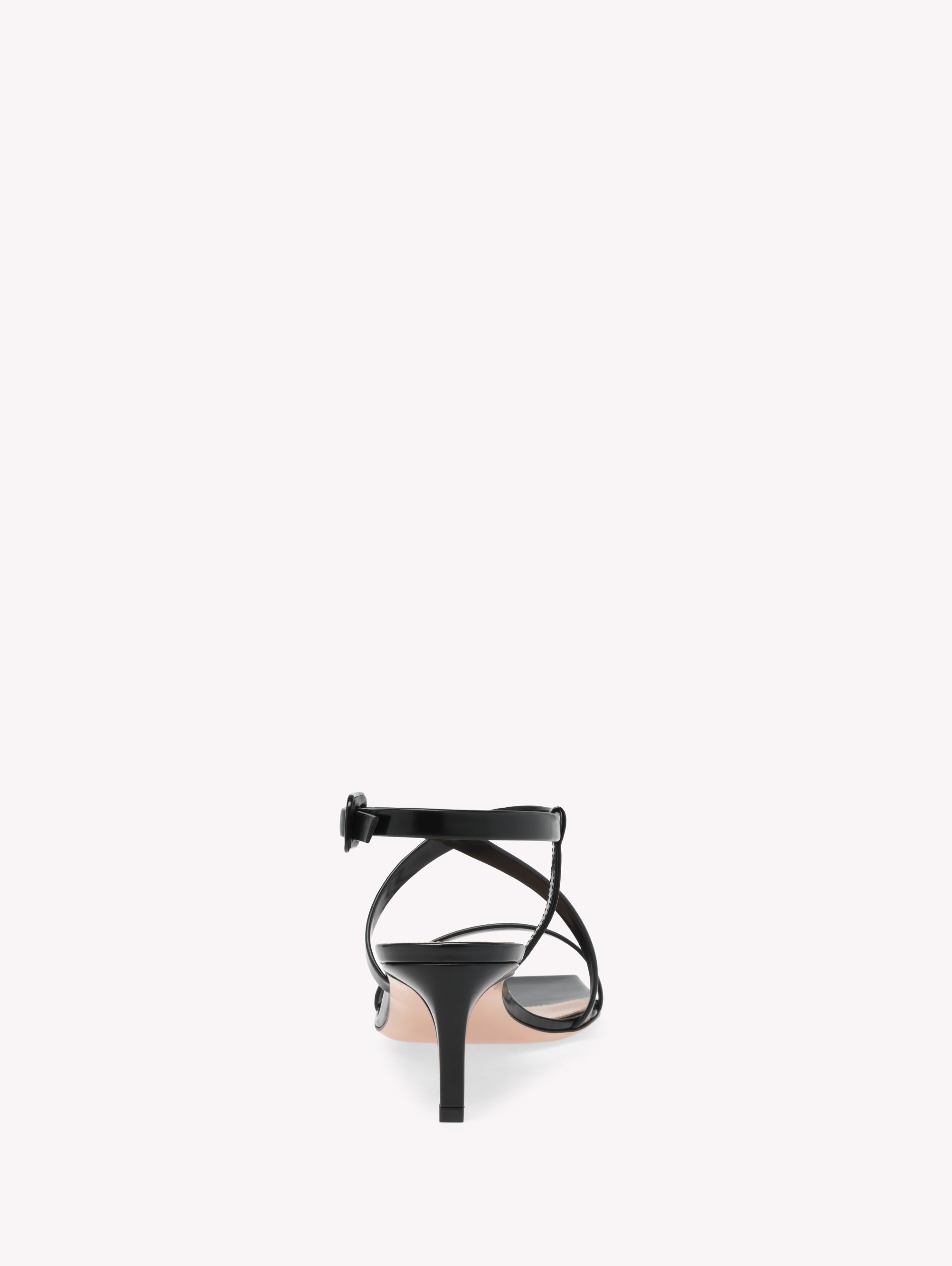 Sandales Lindsay 55 en cuir lisse - Noir