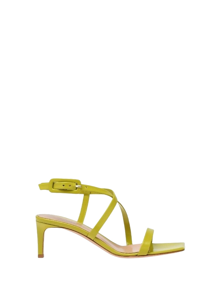 Sandales Lindsay 55 en cuir lisse - Vert