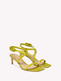 Sandales Lindsay 55 en cuir lisse - Vert