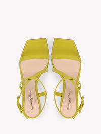 Sandales Lindsay 55 en cuir lisse - Vert