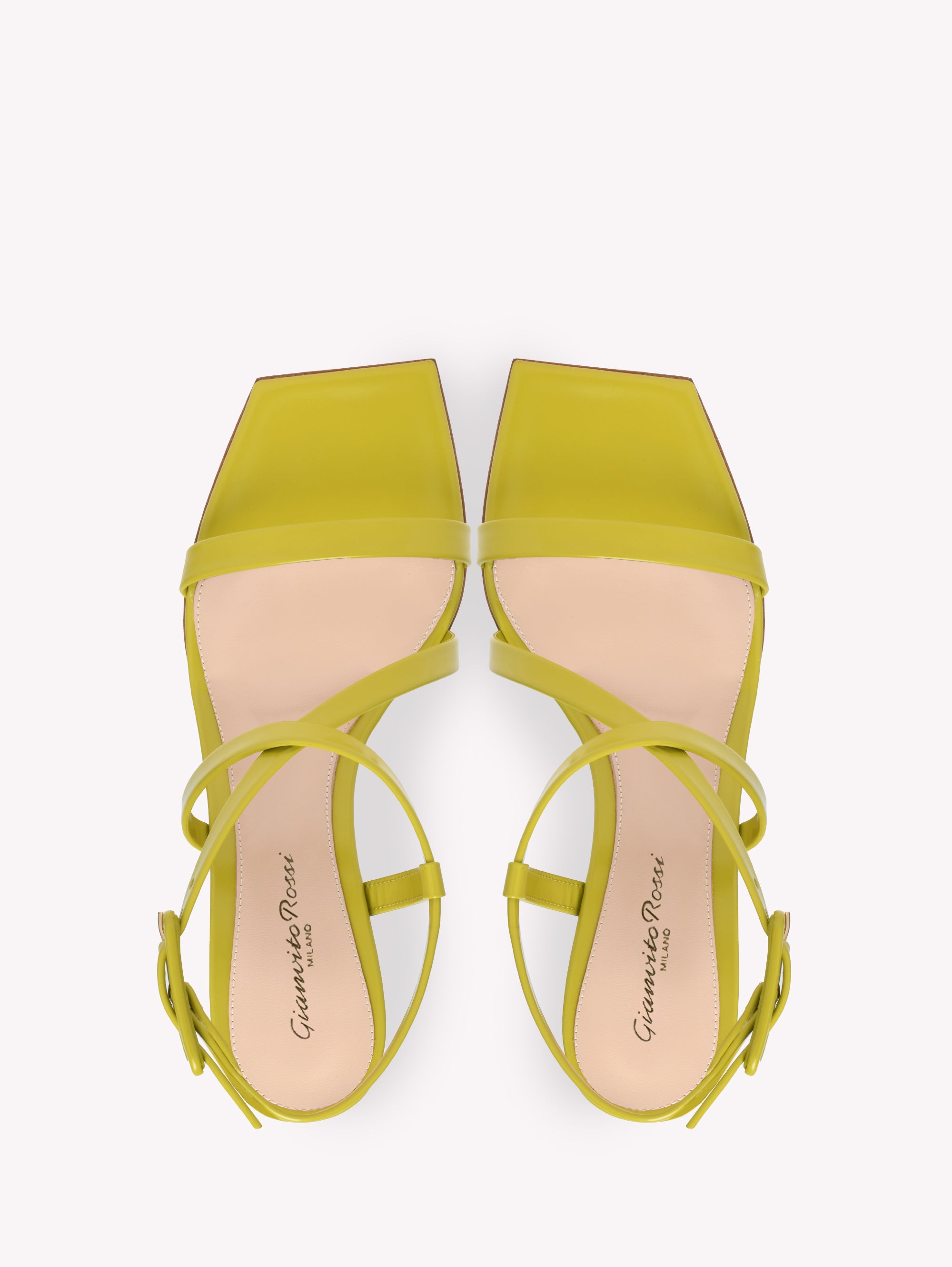 Sandales Lindsay 55 en cuir lisse - Vert
