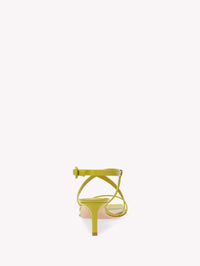 Sandales Lindsay 55 en cuir lisse - Vert
