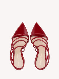 Sandales Ettie 105 en cuir lisse - Rouge