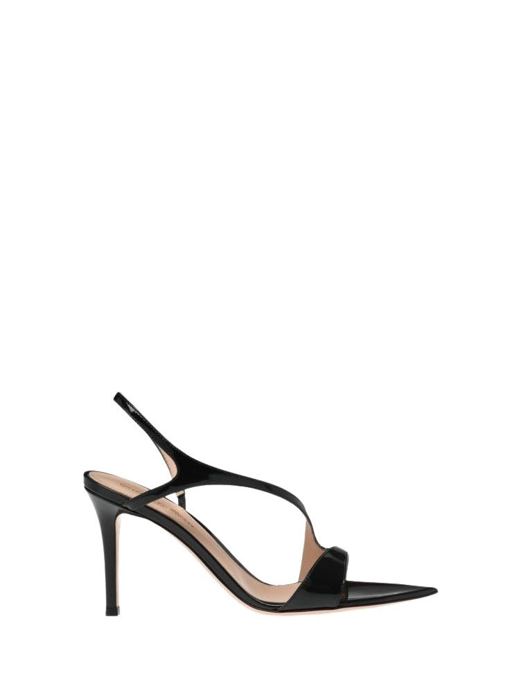 Sandales Mayfair 85 en cuir lisse - Noir