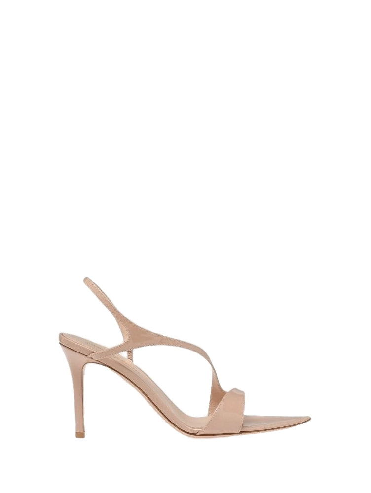 Sandales Mayfair 85 en cuir lisse - Rose