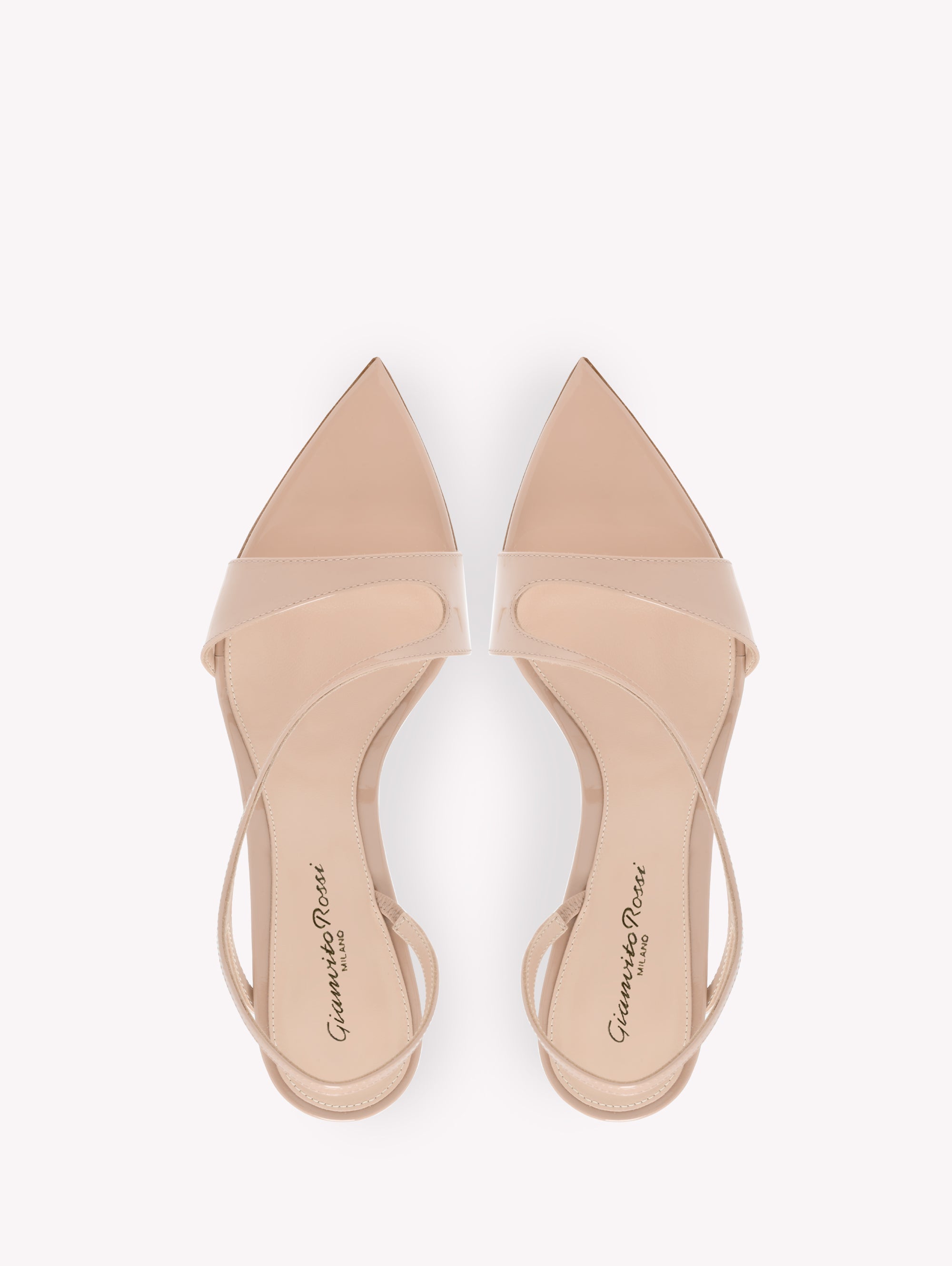 Sandales Mayfair 85 en cuir lisse - Rose