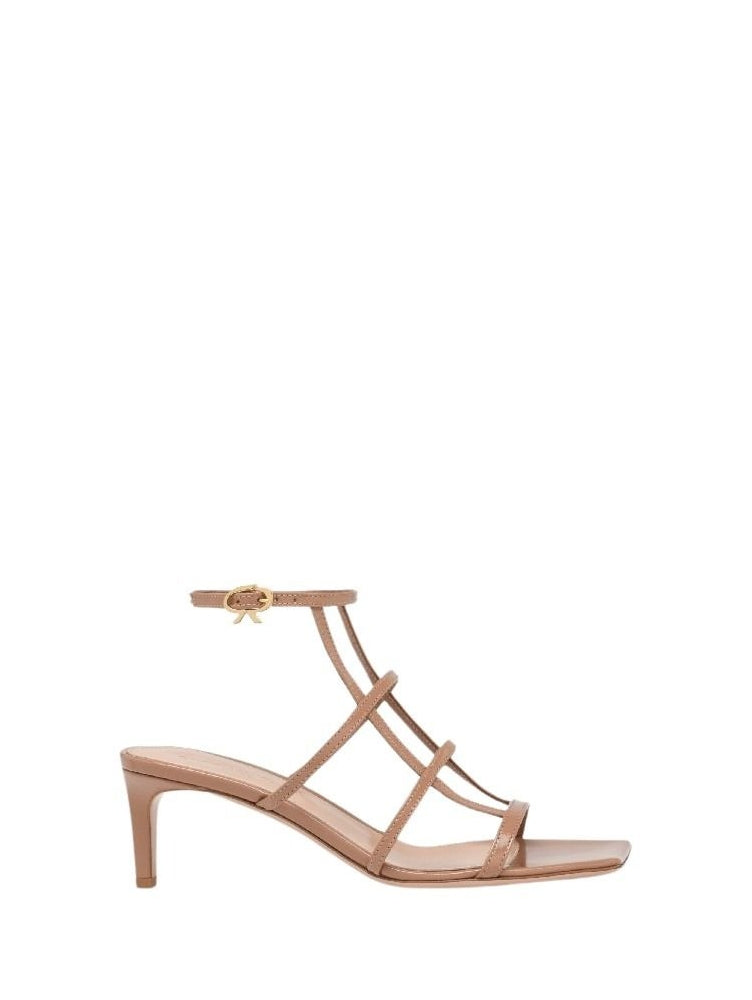 Sandales Mondry 55 en cuir lisse - Rose