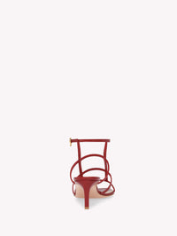 Sandales Mondry 55 en cuir lisse - Rouge