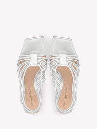 Sandales Helen 55 en cuir lisse - Argent