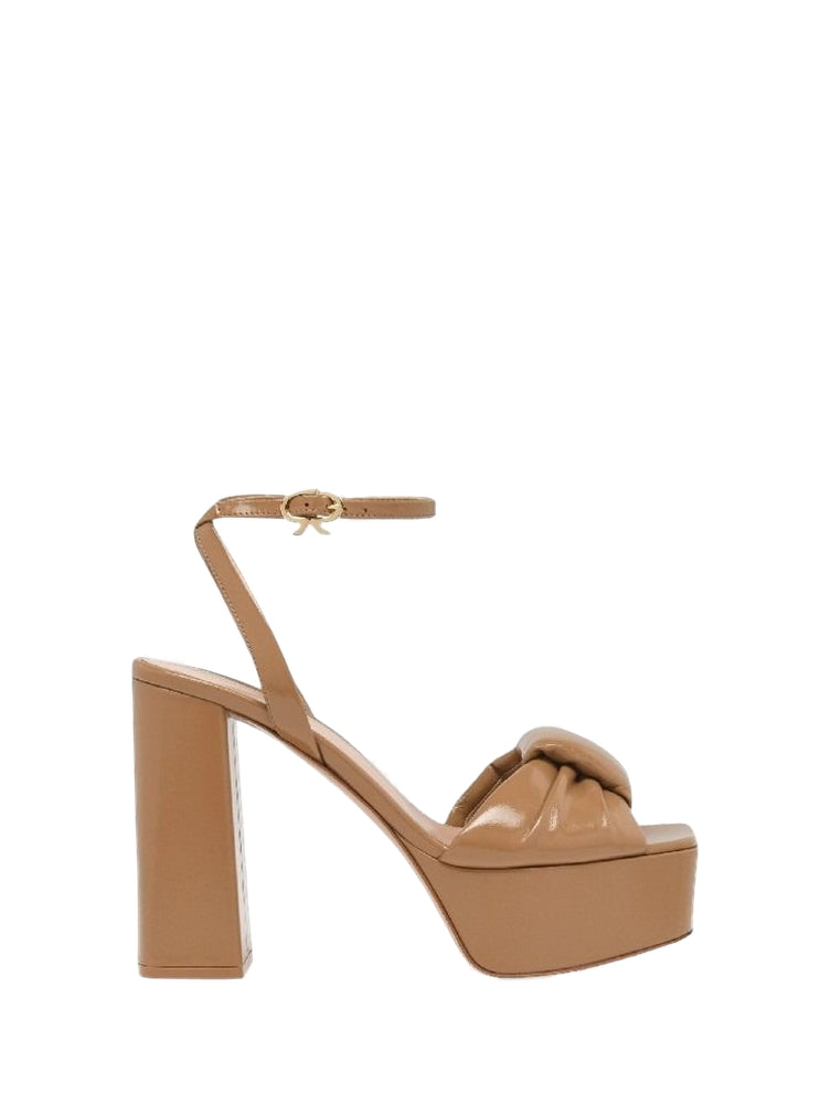 Paradì 110 sandals in smooth leather - Brown