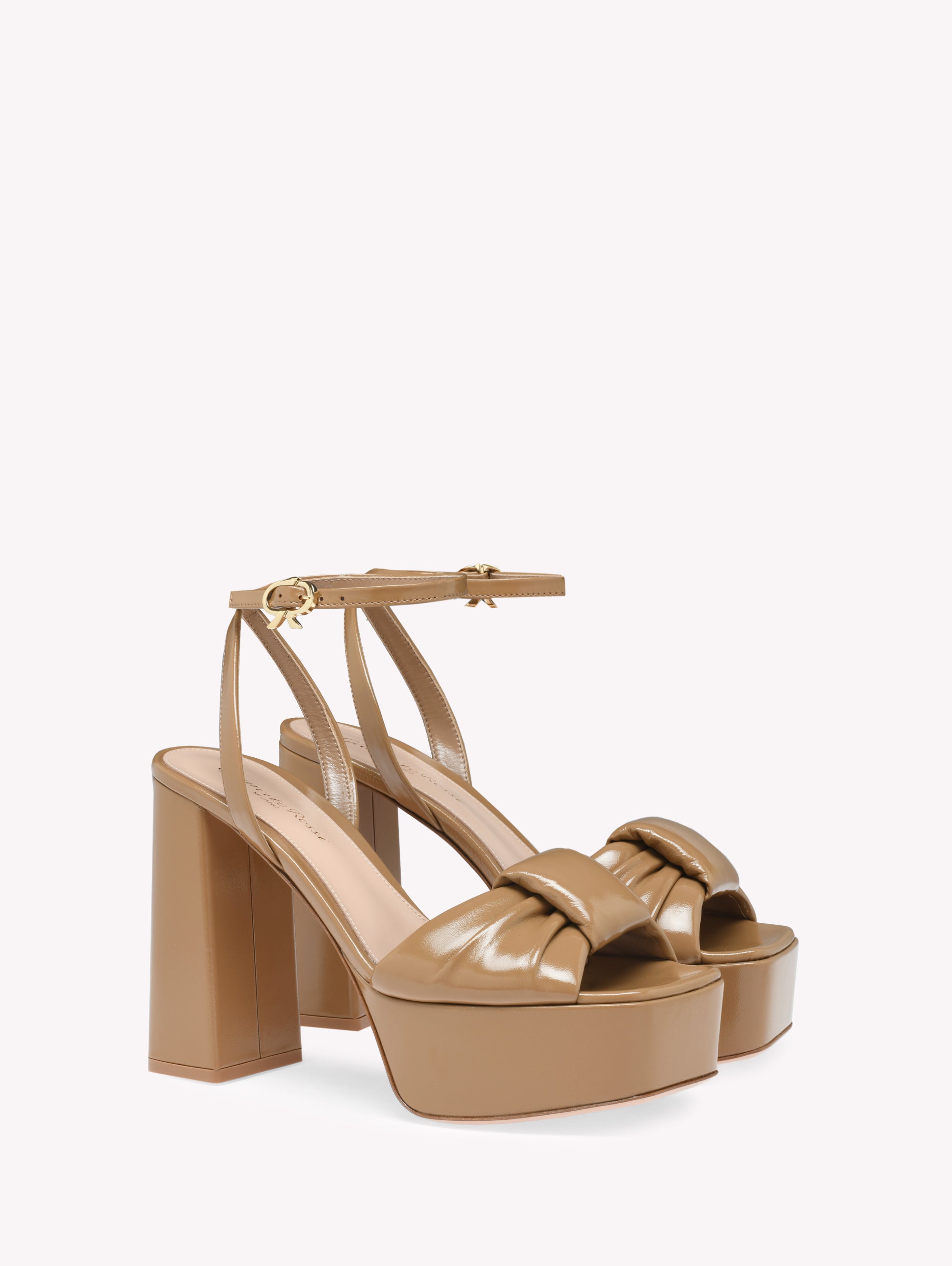 Paradì 110 sandals in smooth leather - Brown