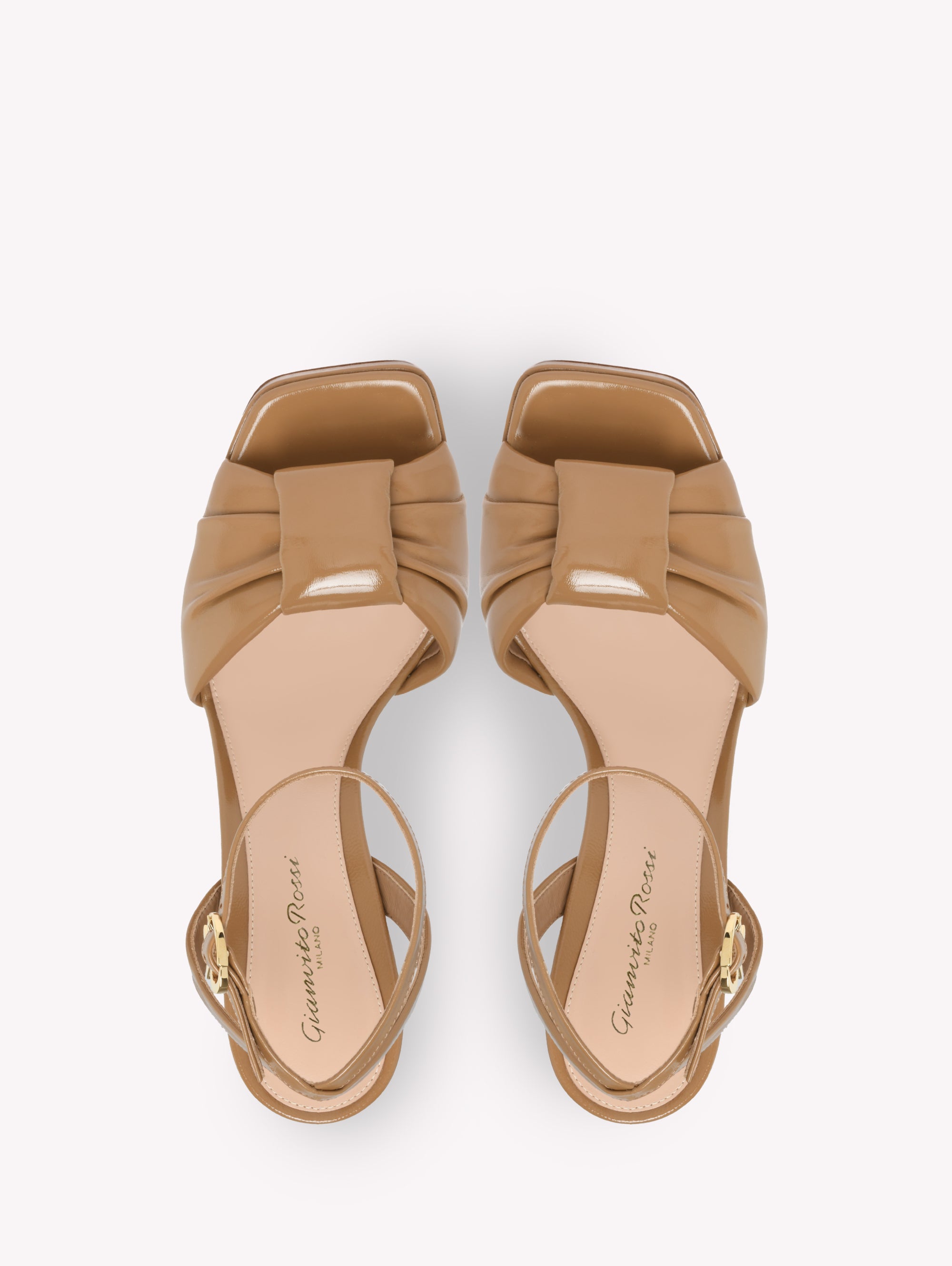 Paradì 110 sandals in smooth leather - Brown