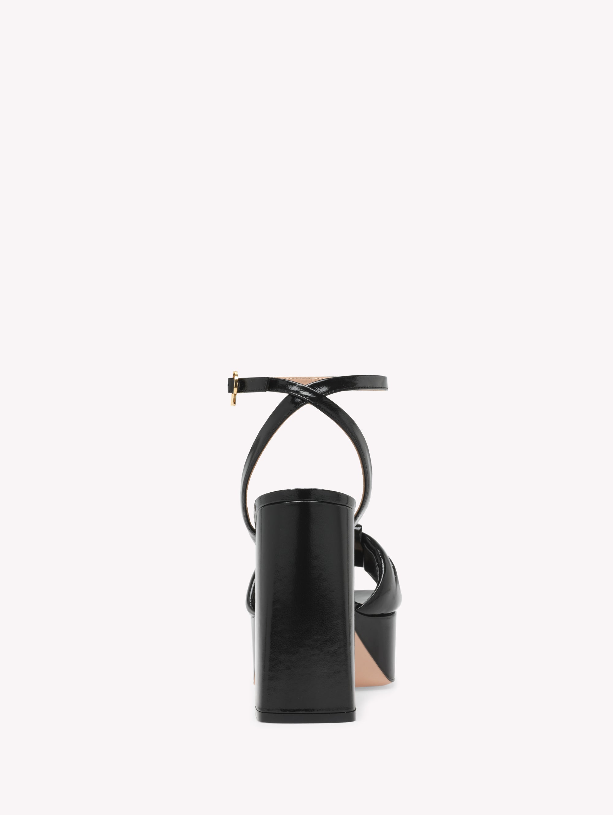 Paradì 120 sandals in smooth leather - Black