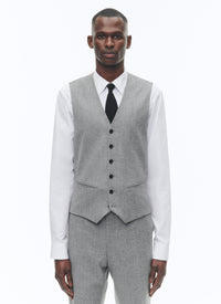 Gris Moyen Gilet - Gris Moyen